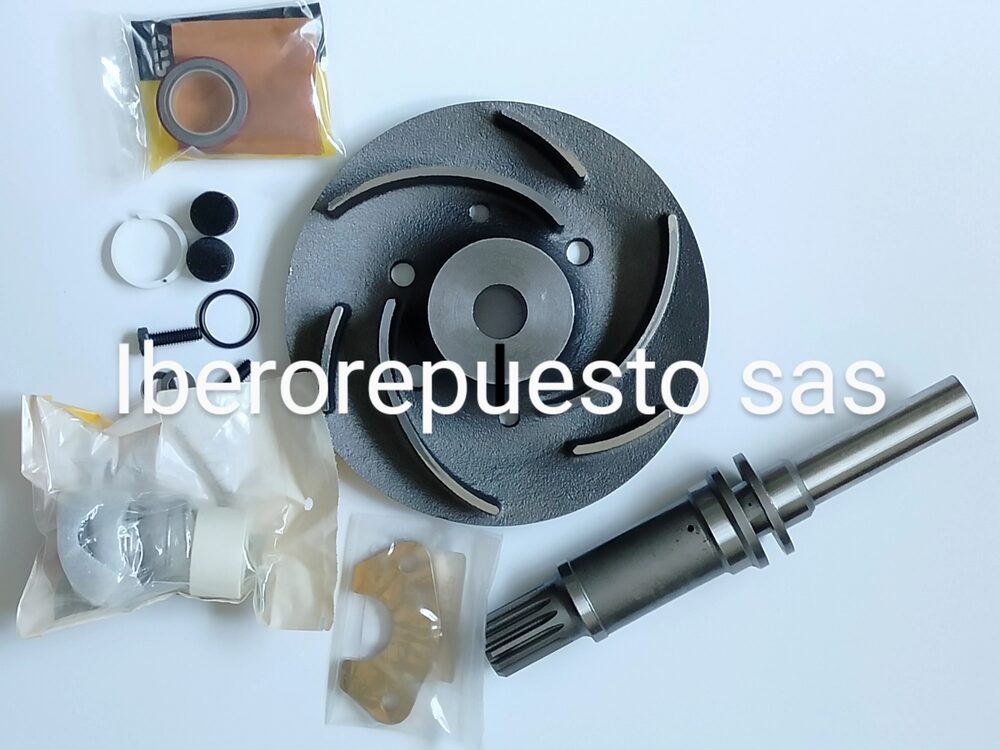 Kit de reparación de bomba de agua con impulsor y eje