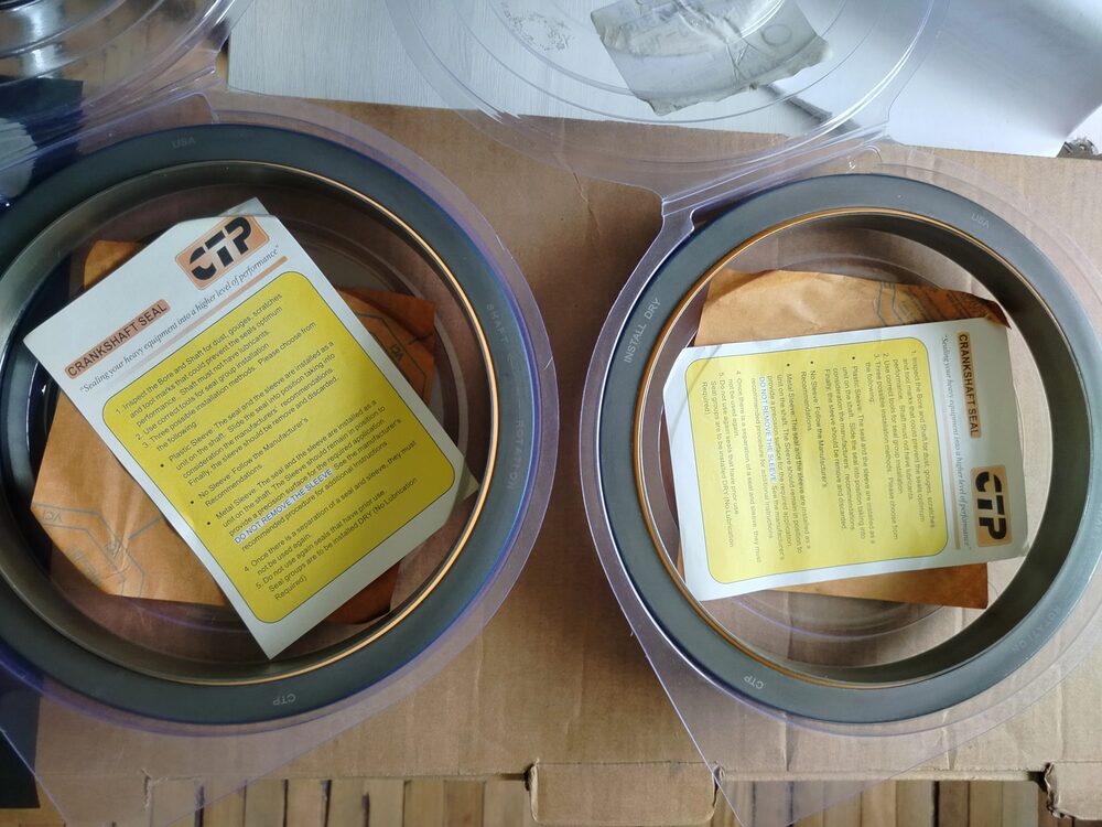 Sellos de cigüeñal CTP para motor diésel industrial
